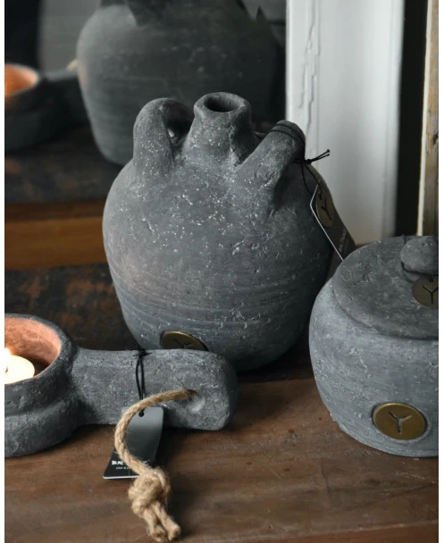 Aardewerk Kruikje Met Twee Oren En Smalle Tuit, Brynxz - Afbeelding 6