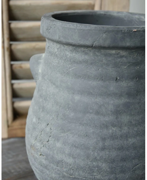 Bolle Vaas Met Ribbel Reliƫf En Dichte Oortjes Majestic, Brynxz - Afbeelding 5