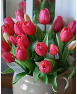 Bos Diep Roze Tulpen Real Touch, A 5 Stuks