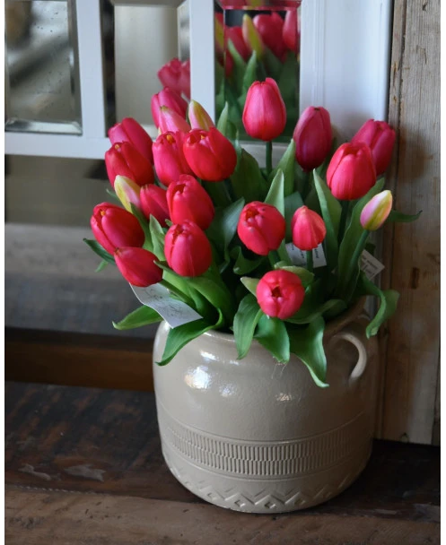 Bos Diep Roze Tulpen Real Touch, A 5 Stuks - Afbeelding 6