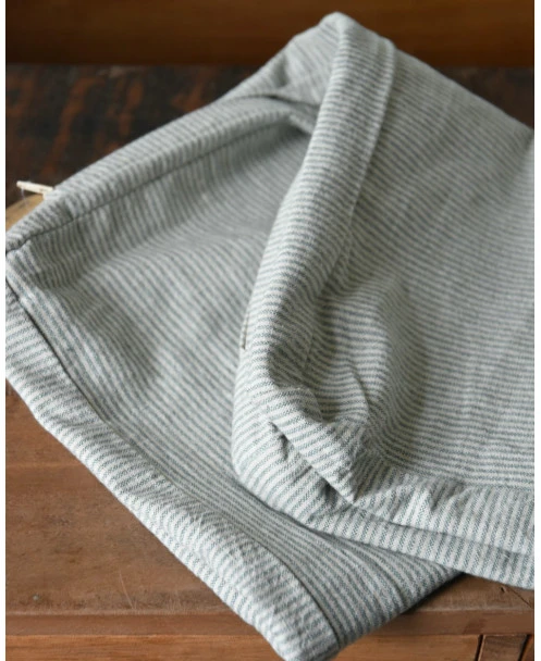 Box Kussenhoes Met Fijne Groene Strepen, IB Laursen - Afbeelding 4