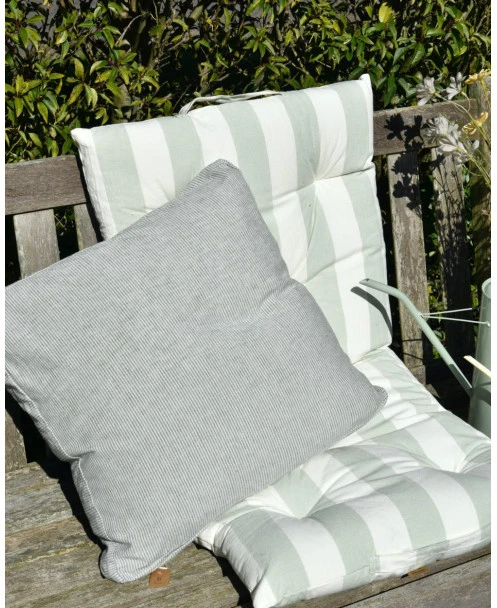 Box Kussenhoes Met Fijne Groene Strepen, IB Laursen - Afbeelding 6