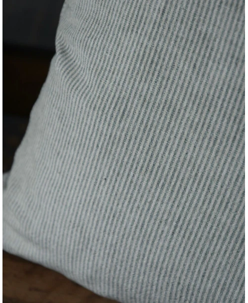 Box Kussenhoes Met Fijne Groene Strepen, IB Laursen - Afbeelding 7