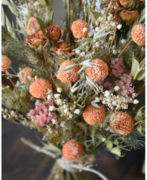 Droogbloem Toef In Pastel - Afbeelding 6