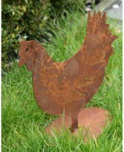 Ecoroest Silhouet Kip Tuindecoratie