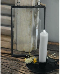 Fotolijstje Glas In Metaal Met Ophang Oogjes