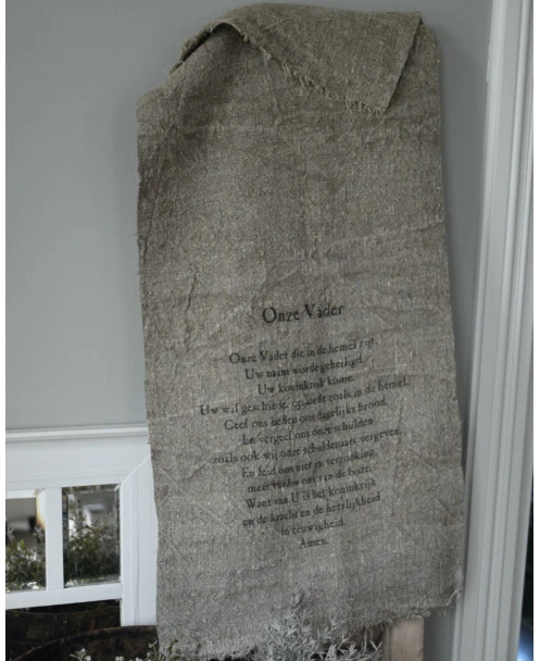 Gebed Shabby Doek Groot, Het Onze Vader Die In De Hemel Zijt - Afbeelding 4