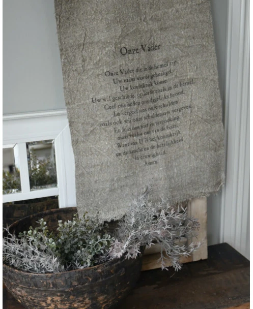Gebed Shabby Doek Groot, Het Onze Vader Die In De Hemel Zijt - Afbeelding 5