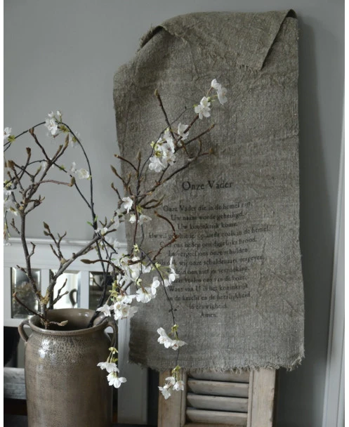 Gebed Shabby Doek Groot, Het Onze Vader Die In De Hemel Zijt