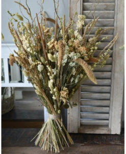 Gelaagd Naturel Crème Droogbloem Boeket