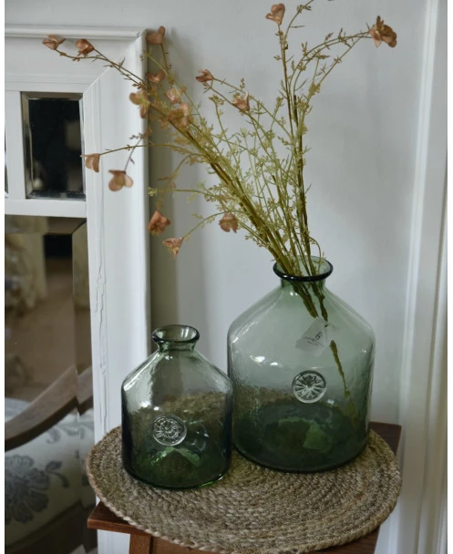 Glazen Apothekers Fles In Het Groen Met Embleem Groot, IB Laursen - Afbeelding 4