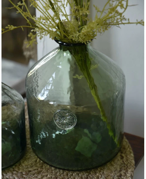 Glazen Apothekers Fles In Het Groen Met Embleem Groot, IB Laursen - Afbeelding 5