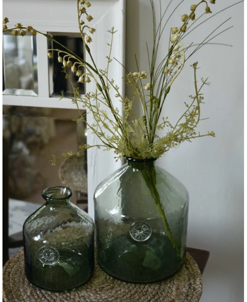 Glazen Apothekers Fles In Het Groen Met Embleem Groot, IB Laursen - Afbeelding 2