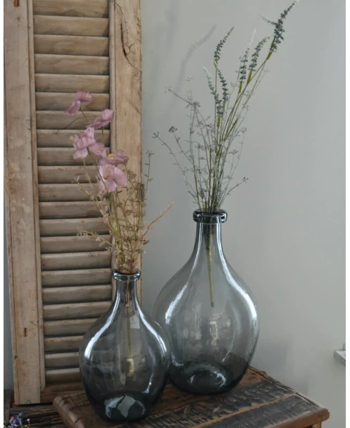 Glazen Ballon Vaas Met Grijze Gloed, IB Laursen - Afbeelding 3