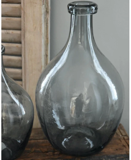 Glazen Ballon Vaas Met Grijze Gloed, IB Laursen - Afbeelding 6