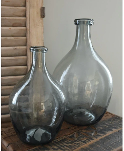 Glazen Ballon Vaas Met Grijze Gloed, IB Laursen - Afbeelding 7