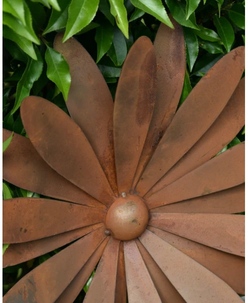 Grote Bloem Ecoroest In 3D Als 'wand' Tuindecoratie - Afbeelding 5