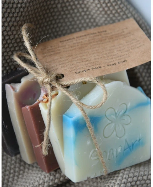 Handgemaakte Zepen Mix Sandelwood, Lavendula, Oceana, Satin En Charcoal - Afbeelding 8