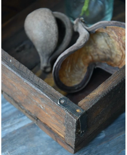 Houten Bak Met Metalen Beugeltjes, Unique IB Laursen - Afbeelding 2