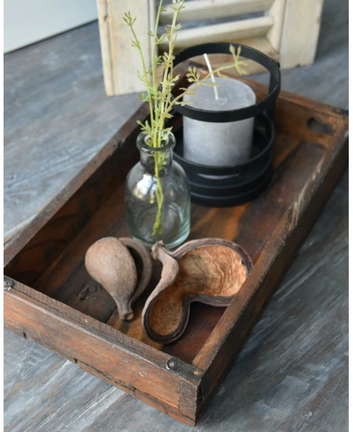 Houten Bak Met Metalen Beugeltjes, Unique IB Laursen - Afbeelding 5