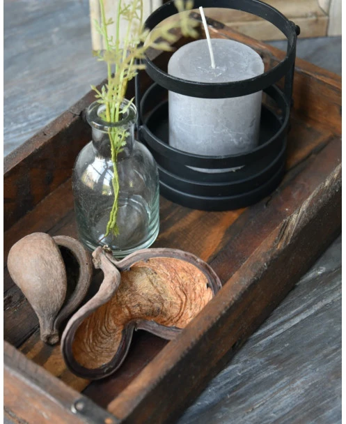 Houten Bak Met Metalen Beugeltjes, Unique IB Laursen - Afbeelding 7