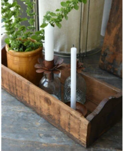 Houten Lange Bak Met Bolle Uiteinden, Unique, IB Laursen