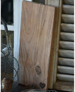 Houten Serveer Bord Met Hartje, Rechthoekig IB Laursen