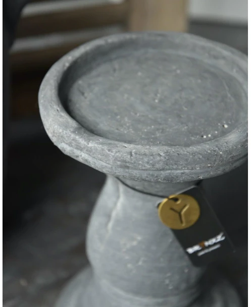 Kandelaar Met Mooie Bollingen Vintage Grijs, Brynxz - Afbeelding 3