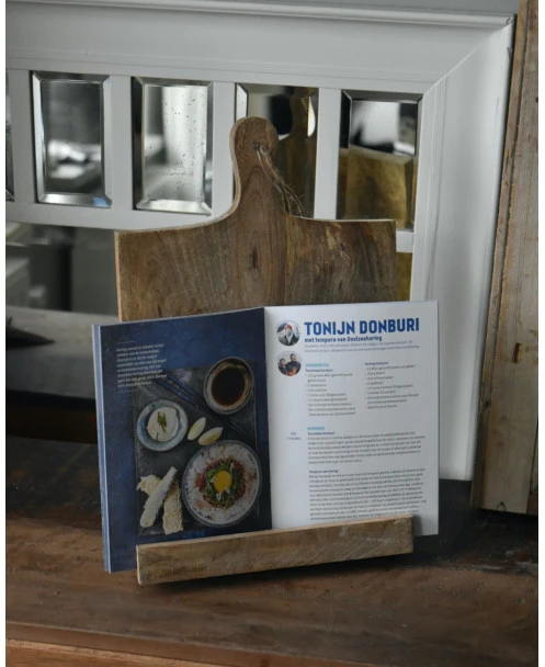 Kookboek Standaard Van Hout In Snijplank Look - Afbeelding 4