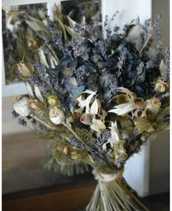 Lavendel Hortensia Biedermeier Droogbloemen Boeket