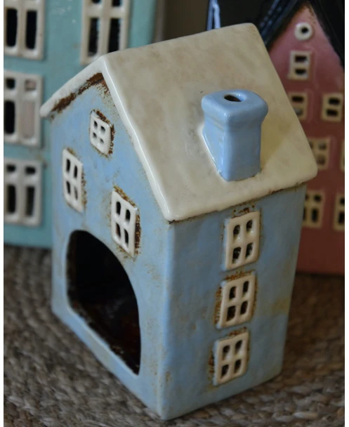 Licht Blauw Pakhuis Nyhavn, Theelicht Huisje IB Laursen - Afbeelding 4