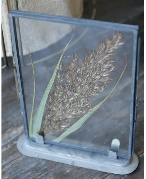 Lijstje Met Geperste Graspluim - Afbeelding 3