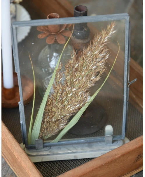 Lijstje Met Geperste Graspluim - Afbeelding 4