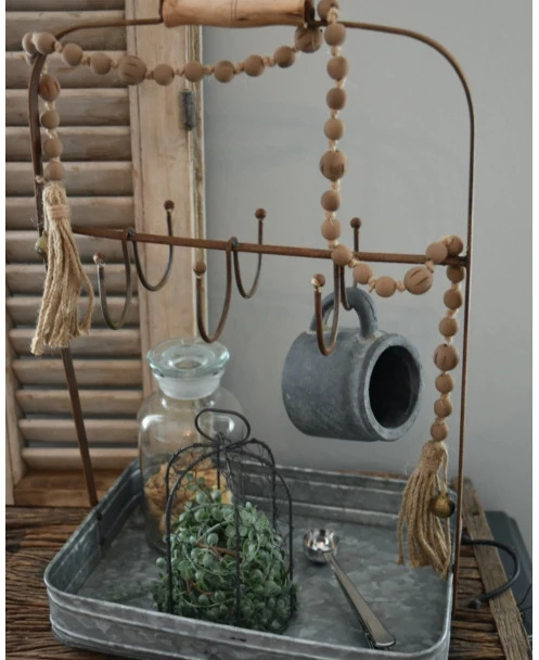 Metalen Tray Met Haken, Kopjes Rek - Afbeelding 7