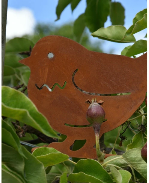 Metalen Tuin Vogel Mus Op Takje - Afbeelding 4
