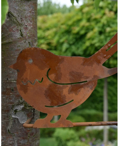 Metalen Tuin Vogel Mus Op Takje - Afbeelding 5