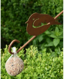 Metalen Voederhaak Met Roodborstje