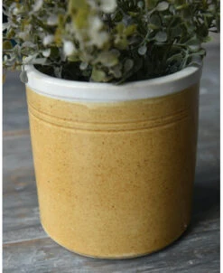 Oker Pot Recht Met Licht Randje Unique, IB Laursen