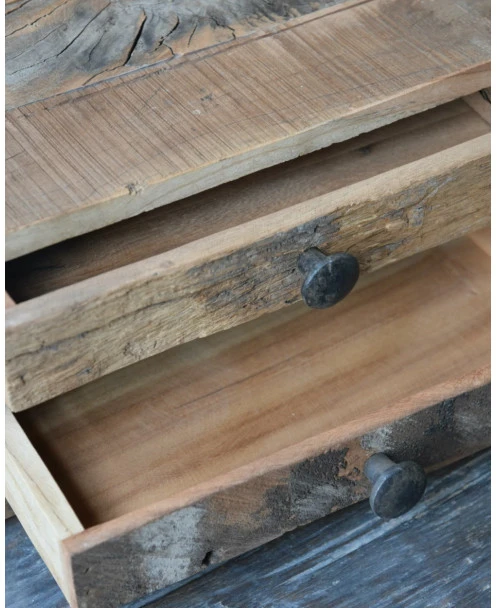 Oud Houten Lade Kastje, IB Laursen - Afbeelding 7