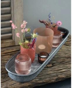 Ovaal Dienblad Met Fijne Schulp Rand Groot, IB Laursen