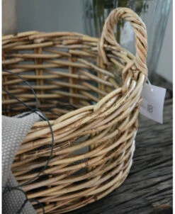 Ovale Rotan Mand Met Hengsels, IB Laursen