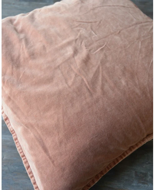 Pastel Roze Velours Kussenhoes 'Tuscany', IB Laursen - Afbeelding 7