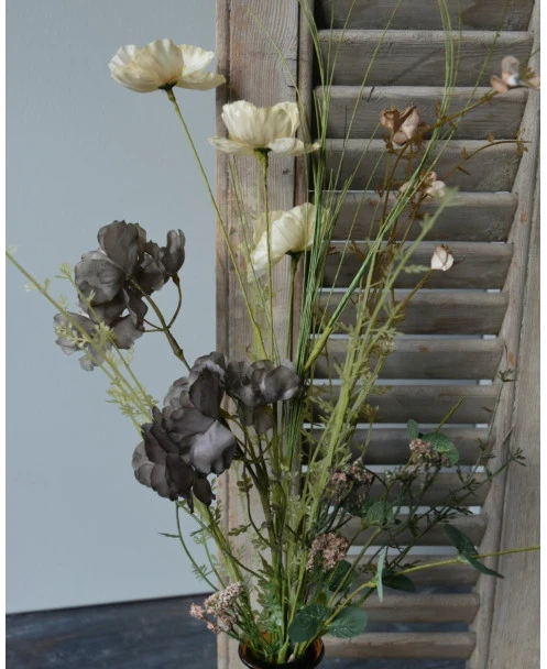 Pluk Boeket 'zijde' In Warme Tinten - Afbeelding 8