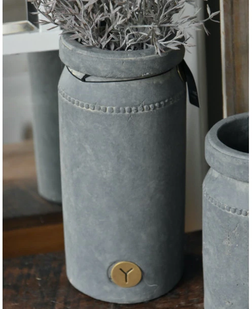 Pot Aardewerk Majestic Grijs Met Sierrandje En Kraag XL, Brynxz - Afbeelding 8