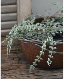 Rond Metalen Schaal Met 'bobbel' Structuur, Groot