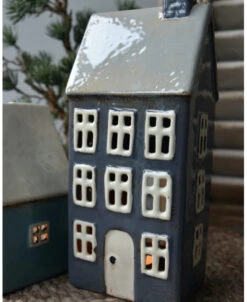 Theelicht Huisje Met Open Ramen En Schoorsteen Nyhavn, IB Laursen