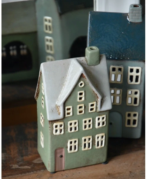 Theelicht Huisje Nyhavn Pastel Groen, IB Laursen - Afbeelding 3