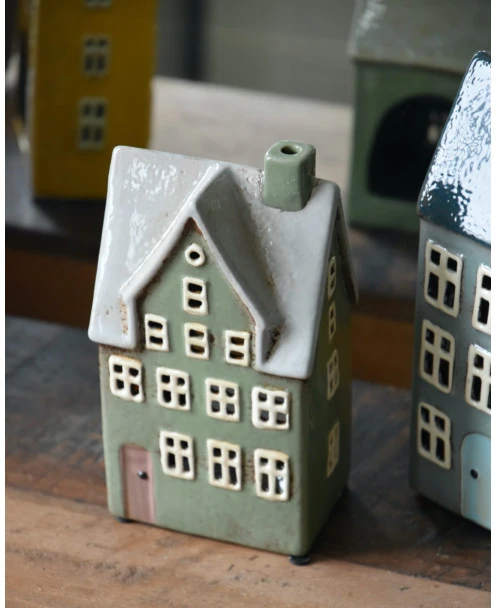 Theelicht Huisje Nyhavn Pastel Groen, IB Laursen