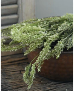 Toef Groen Met Fijne Witte Bloemetjes