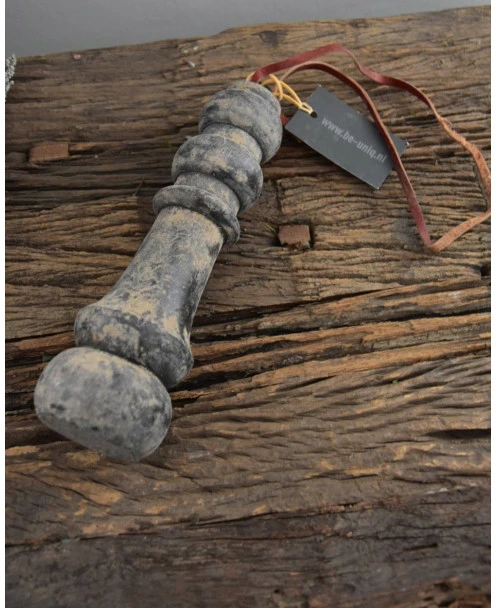 Toefhanger - Klos Verouderd Grijs - Afbeelding 3